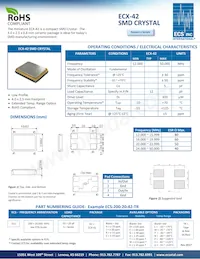 ECS-196.8-9-42-CKM-TR Datasheet Cover