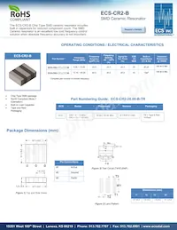 ECS-CR2-12.00-B-TR Datasheet Cover