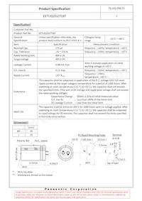 EET-UQ2G271KF Datasheet Pagina 3