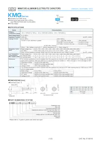 EKMG100ETD101ME11D Datasheet Cover