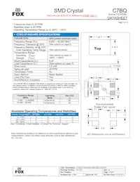 FC7BQCCMC11.592-T1 Datasheet Cover