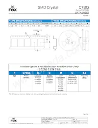 FC7BQCCMC11.592-T1 Datasheet Page 2