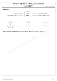 FH4000047 Datasheet Pagina 5