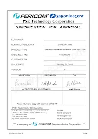 FN0200045 Datasheet Copertura