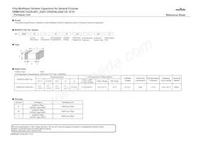 GRM0335C1E220JD01J Datasheet Cover