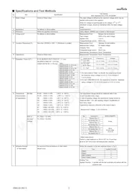 GRM033R61A105ME15E Datasheet Page 2