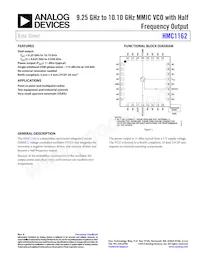 HMC1162LP5ETR Datenblatt Cover