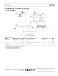 HMC1162LP5ETR Datasheet Page 11