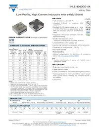 IHLE4040DDER6R8M5A Datasheet Cover