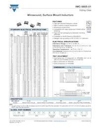 IMC0805ER8R2J01 Datasheet Cover