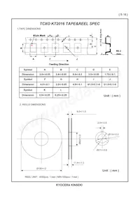 KT2016A26000ACW18TLG Datasheet Page 6