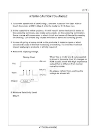 KT2016A26000ACW18TLG Datasheet Page 7