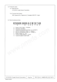 KT2520K26000ACW18TAS Datasheet Page 13