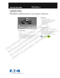 LDS0705-R82M-R Datasheet Cover