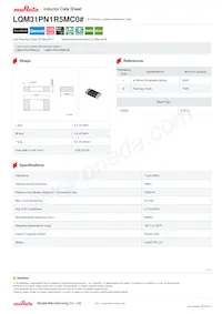 LQM31PN1R5MC0L Datasheet Copertura