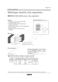MCH183FN224ZK Datasheet Cover