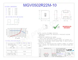 MGV0502R22M-10 Datasheet Cover