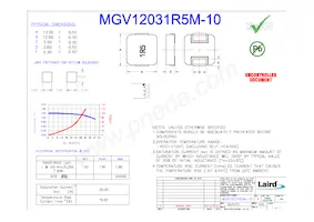 MGV12031R5M-10 데이터 시트 표지