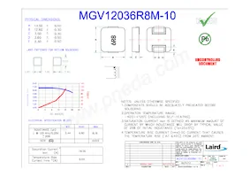 MGV12036R8M-10 Datasheet Copertura