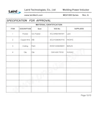 MGV1205220M-10 Datasheet Page 12