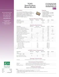 ML602-020.0M Datasheet Cover