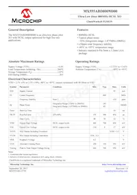 MX555ABD800M000 Datasheet Cover