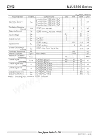 NJU6366CF1-TE1 Datasheet Page 4