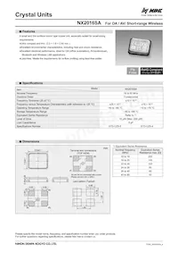 NX2016SA-48M-EXS00A-CS08927 Datenblatt Cover