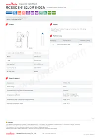 RCE5C1H182J0M1H03A Datasheet Copertura