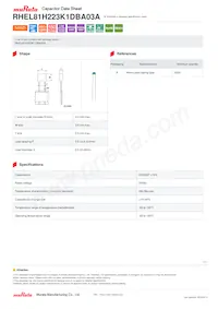 RHEL81H223K1DBA03A Datasheet Cover