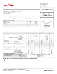 RO3164D-2 Datasheet Cover