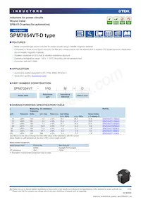 SPM7054VT-220M-D Datenblatt Cover