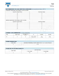 T25D226M050CSZ Datasheet Pagina 3