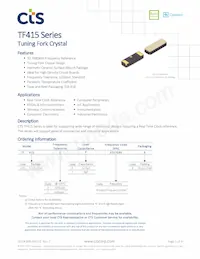 TF4151P32K7680R Datasheet Cover