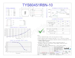 TYS60451R8N-10 Datasheet Cover