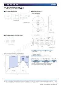 VLBS1007083T-R20L Datasheet Page 3