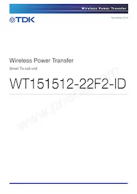 WT151512-22F2-ID Datasheet Cover