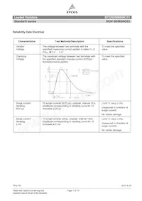 B72205S0600K311 Datasheet Page 7