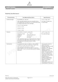 B72205S0600K311 Datasheet Page 8