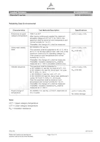 B72205S0600K311 Datasheet Pagina 10