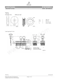 B72207S0500K311 Datasheet Page 5