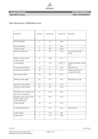 B72207S0500K311 Datasheet Page 6