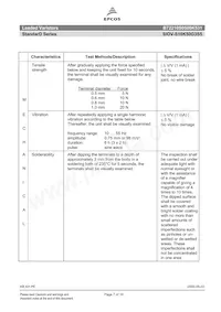 B72210S0500K531 Datasheet Pagina 7