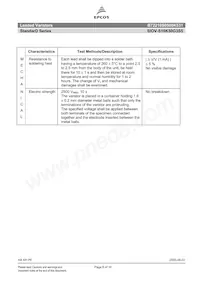 B72210S0500K531 Datasheet Page 8