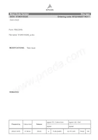 B72210S0511K511 Datasheet Cover