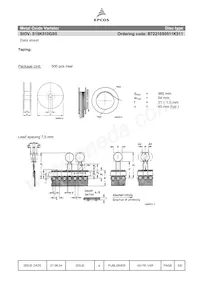 B72210S0511K511 데이터 시트 페이지 4