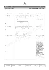 B72210S0511K511 Datasheet Page 7