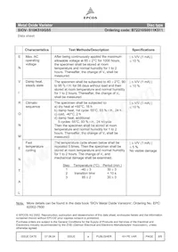 B72210S0511K511 Datenblatt Seite 9