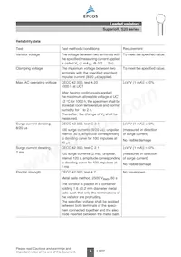 B72220S3271K101 Datasheet Page 5