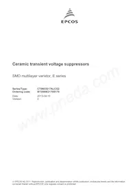 B72500E2170S170 Datasheet Copertura